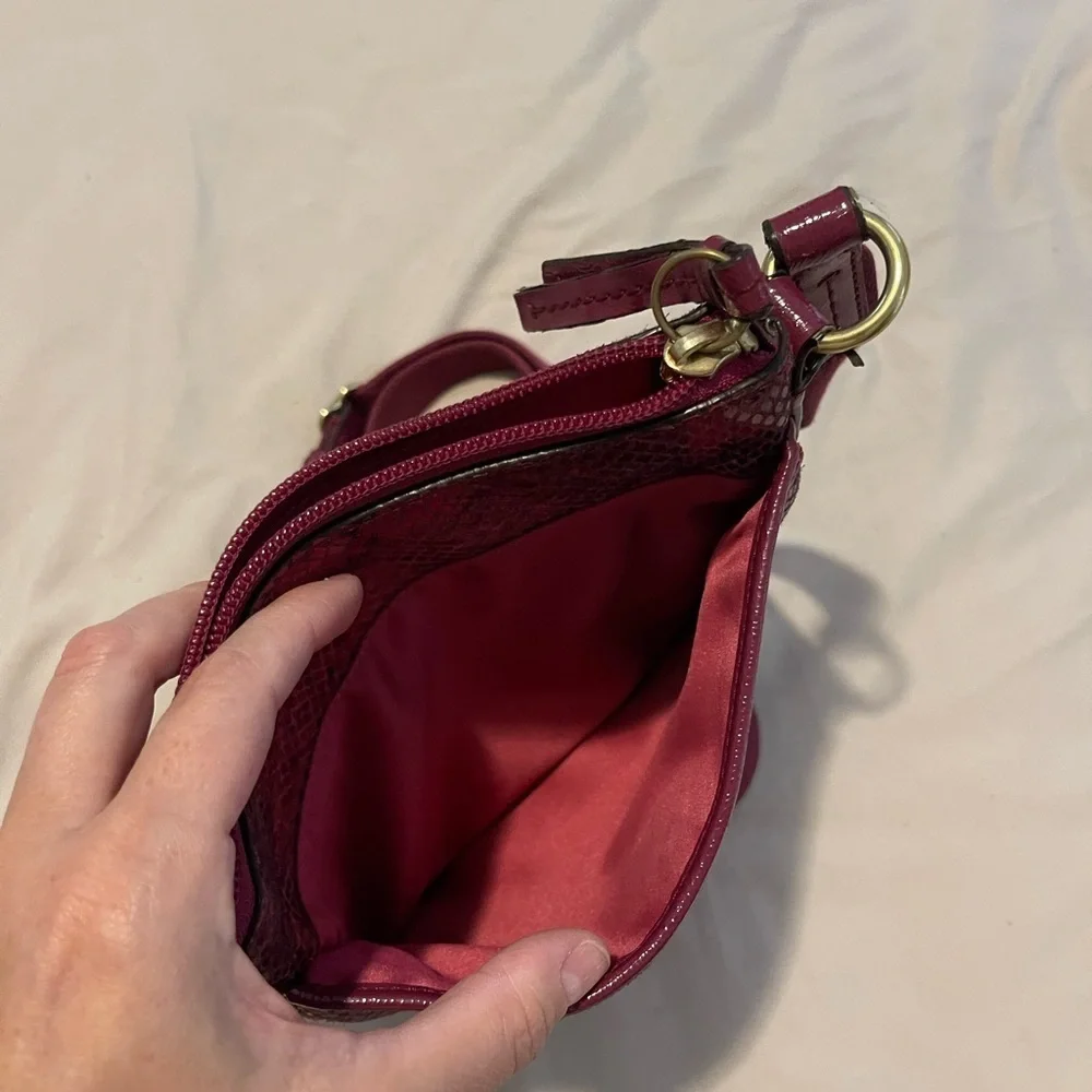 Coach crossbody snake